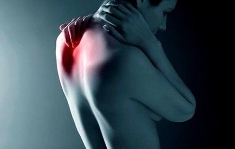 Schmerzen bei Osteochondrose in der Brust